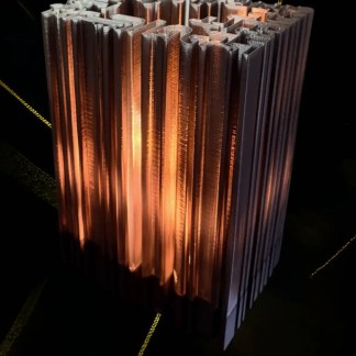 Highly detailed metal 3D printed model showcasing advanced additive manufacturing technology.