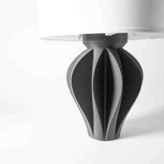 3D printed stylish table leg for contemporary furniture design.