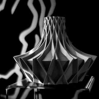 Highly detailed 3D printed structure showcasing innovative design and craftsmanship.