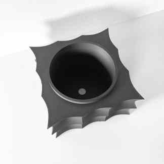 Highly detailed 3D printed turbine blade with precise aerodynamics for energy efficiency.
