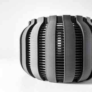 High-quality 3D printed heatsink for efficient electronics heat dissipation.