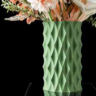 3D printed floral vase made with innovative 3D printing technology, perfect for modern decor.