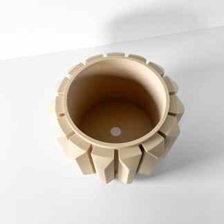 High-quality 3D printed gear with precision teeth, ideal for mechanical and industrial projects.