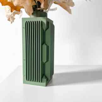 Vase holder 3D printed with innovative design, perfect for floral arrangements and aesthetic home styling.