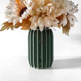 Elegant 3D-printed flower arrangement in a modern vase, perfect for home decor or special occasions.