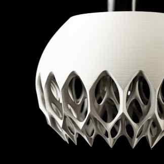 High-quality metallic 3D printed object showcasing advanced additive manufacturing technology.