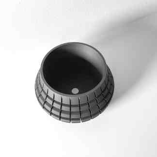 High-quality 3D printed planter with modern geometric design for home decor.