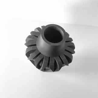 High-resolution 3D-printed turbine component for engineering and industrial applications.