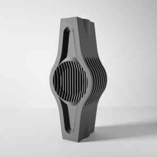High-quality 3D-printed object showcasing advanced additive manufacturing techniques.
