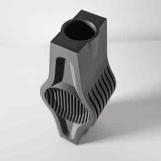 High-quality 3D-printed metal component for precise industrial applications.