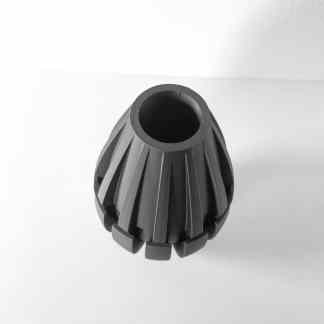Detailed 3D printed gear with intricate design, showcasing advanced manufacturing from AM Square 3D.