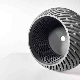 High-quality 3D printed turbine component for industrial applications.