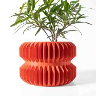 Colorful 3D-Printed Planter, Multipurpose Modern Garden Pot, Stylish Decorative Container.