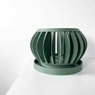 Eco-friendly 3D printed furniture piece with unique curved design for contemporary interiors.