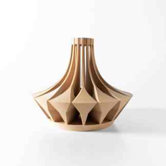 High-quality 3D printed model showcasing intricate geometric patterns for modern applications.