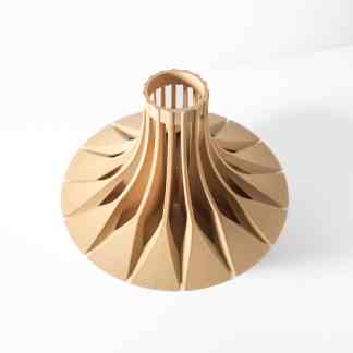 3D printed turbine part made with FDM 3D printing technology, showcasing detailed design.