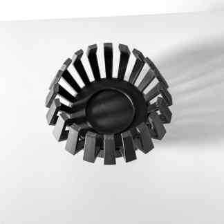 High-quality 3D printed motor component for industrial applications.