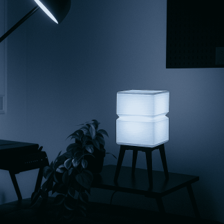 Modern LED table lamp with soft light, stylish design, and home decor appeal.